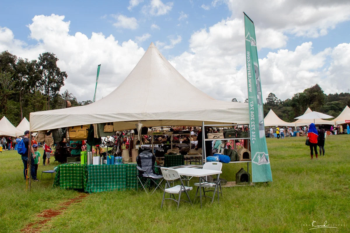 Market stalls under Tarpo peak tents