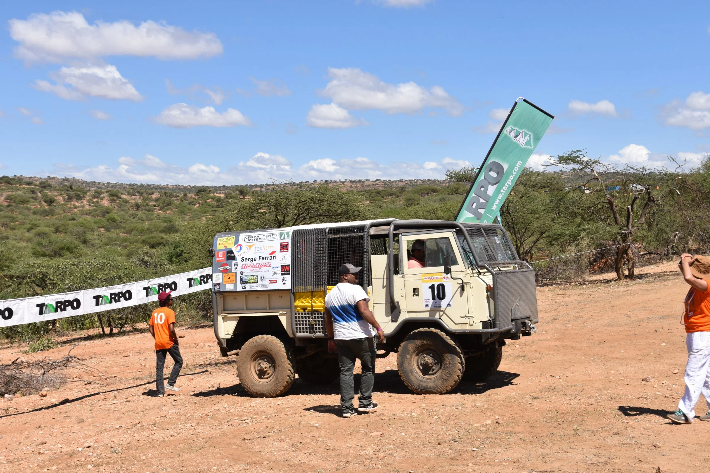 A Tarpo vehicle at an off-road event